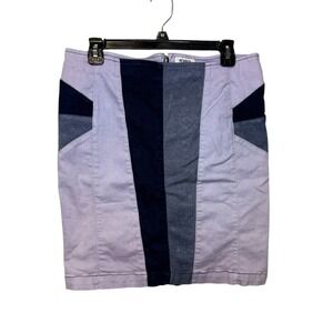 Y2K Monroe & Main Denim Mini Skirt Patchwork Design Size 12